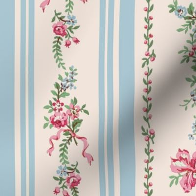Belevedere Floral Stripe ~ Mnemosyne on Seelie  