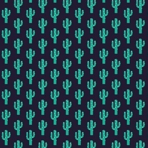 Sparkly Cactus in Midnight – Small