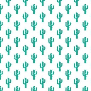 Sparkly Cactus in White – Small