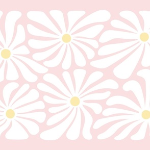 Retro Daisies - Pink