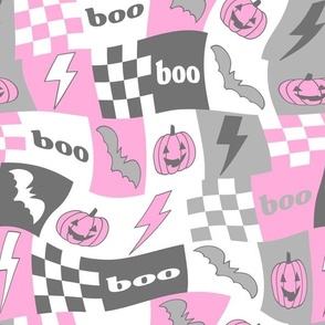 TRENDY WOOS-SPOOKYPATCHWORK-PINK