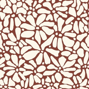 Abstract_Floral_-_Chocolate_Brown_And_Cream
