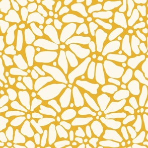 Abstract_Floral_-_Yellow_And_Cream