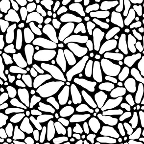 Abstract_Floral_-_Black_And_White