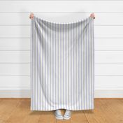 Pastel comforts ticking stripes - chinoiserie, grandmillennial coordinate - Lilac, purple, soft white - medium