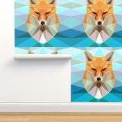 Fragmented Fox 18x18