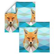 Fragmented Fox 18x18