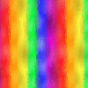  Very Rainbow! Pride Impressionist Rainbow -- Bright Rainbow Pride Flag Color Paint Stripes -- 11.52in x 21.09in repeat -- 300dpi (50% of Full Scale)