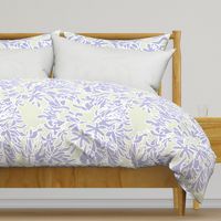 Lavender Agapanthus on light sage green - large