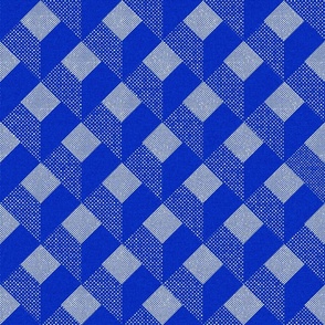Bold Geometric Minimalism Blue