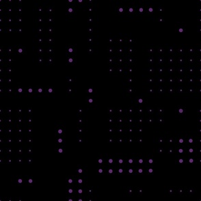 Dots Grid Black - Purple