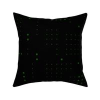 Dots Grid Black - Green