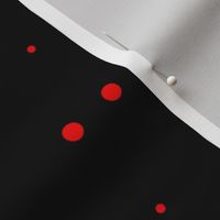 Dots Grid Black - Red