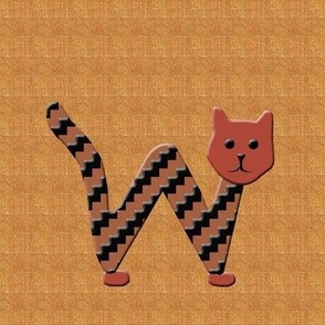 W Cat Alphabet