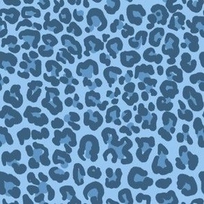 Leopard Print - Blue