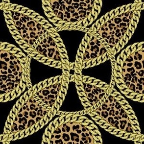 Chains Max leopard - Black