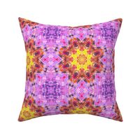 Kaleidoscope in lavenders and yellow