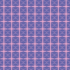 Very Peri and Pink Geometric