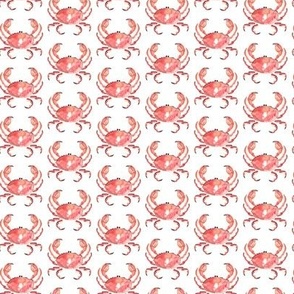 Small Crab Nautical Red White 