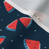 July 4th Watermelon — Navy