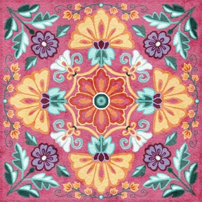 Garden mandala rose