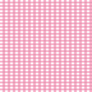 Pink and White Gingham