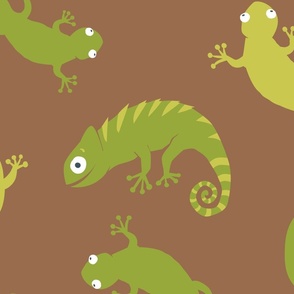 Lizards Jumbo - Brown