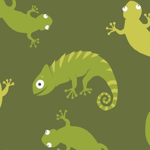 Lizards Jumbo - Green