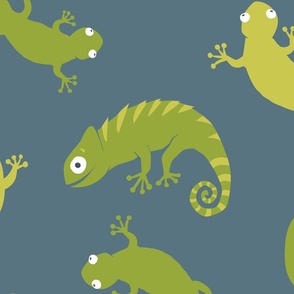 Lizards Jumbo - Navy