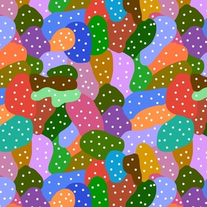 1970s Cool Abstract #2 - white spots