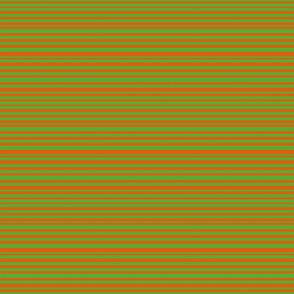 small Stripes Green Orange Halloween