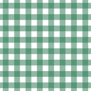 Amazon Green Gingham