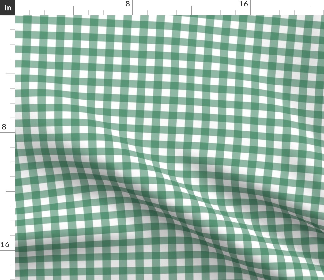 Amazon Green Gingham