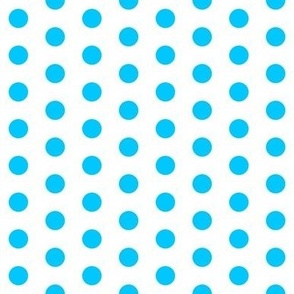 White-Truest Blue Dots