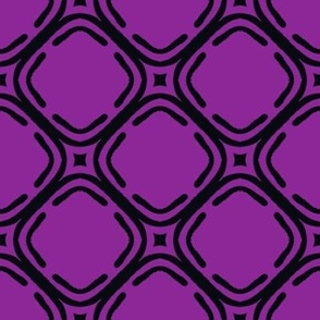 Retro Squares-Purple