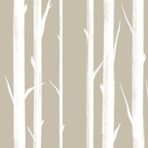 Birch Tree Taupe - Large