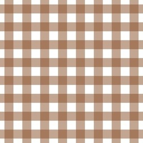 Caramel Cafe Gingham