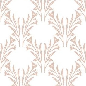 Traditional Lattice in Pink & White for Fabric, DIY Projects, & Wallpaper