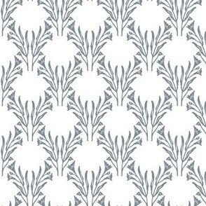 Traditional Lattice in Blue & White for Fabric, DIY Projects, & Wallpaper