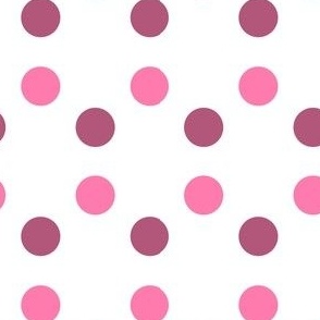 Dot pattern red / pink