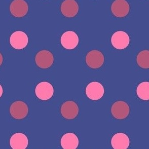 Dot pattern / pink / purple / dark blue background