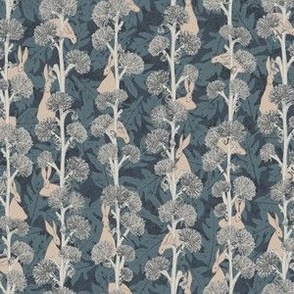 Rabbit Thistle (Taupe Dusk 8-inch repeat)