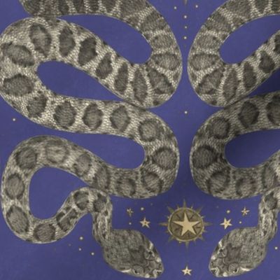 celestial snakes dark periwinkle