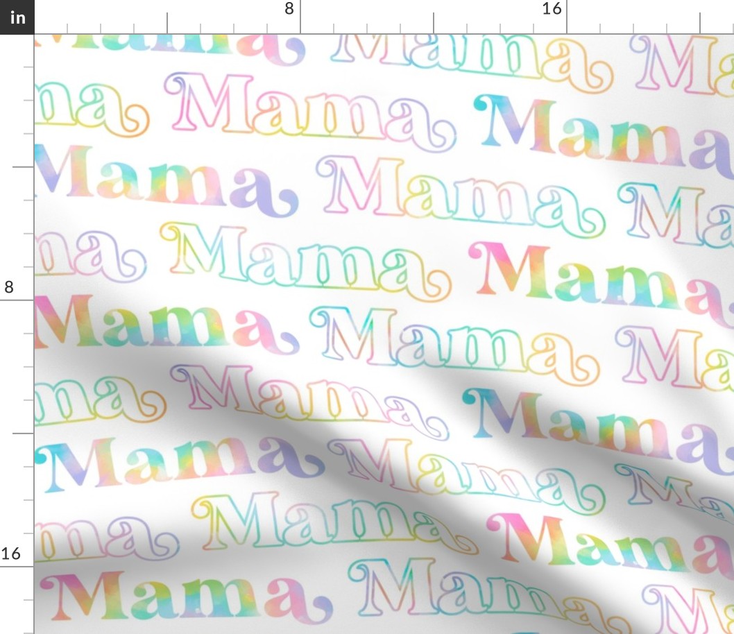 Mama Pastel Tie Dye