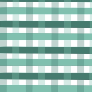 Sea Green Checks - Large