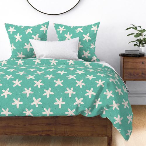 Starfish on Sea Green - Large