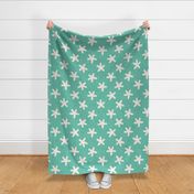 Starfish on Sea Green - Large