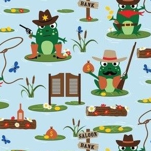 Wild West Frogs Small Scale