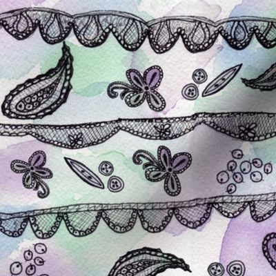 Hand Drawn Lace