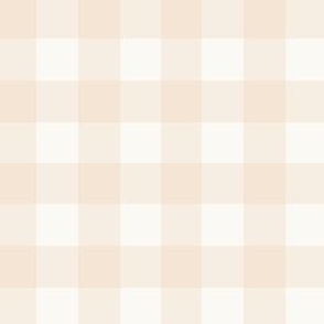 Gingham, Fall, Autumn, 3 inch, Ashleigh fish, cream, beige, taupe, neutral, boho, check,